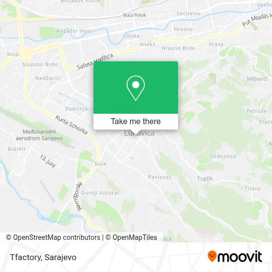 Tfactory mapa