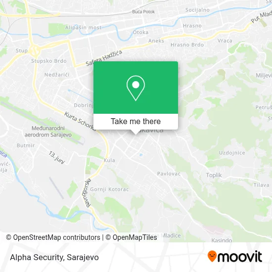 Alpha Security mapa
