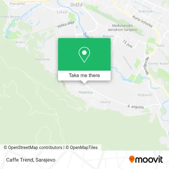 Caffe Trend map
