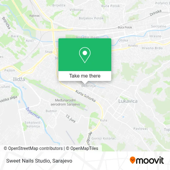 Sweet Nails Studio mapa