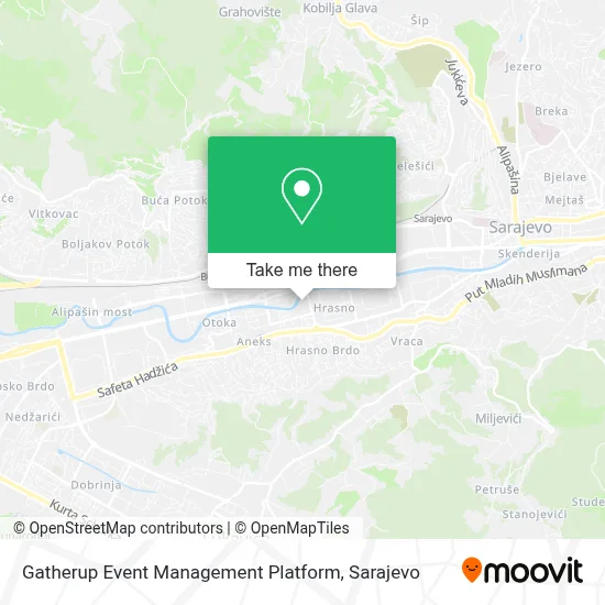 Gatherup Event Management Platform mapa