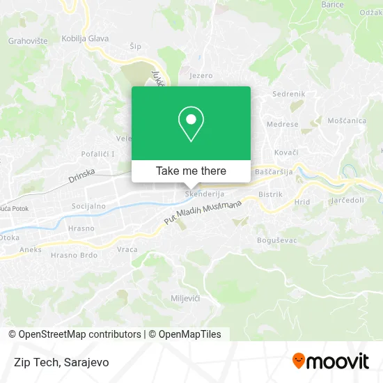 Zip Tech mapa