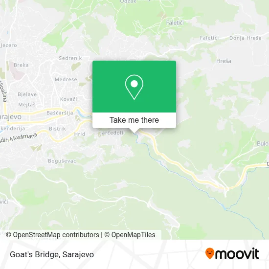 Goat's Bridge mapa