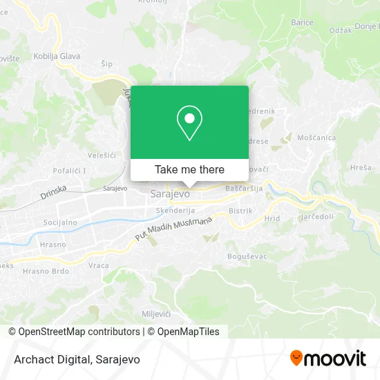 Archact Digital mapa