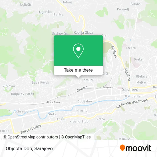 Objecta Doo mapa