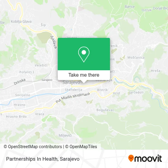 Partnerships In Health mapa