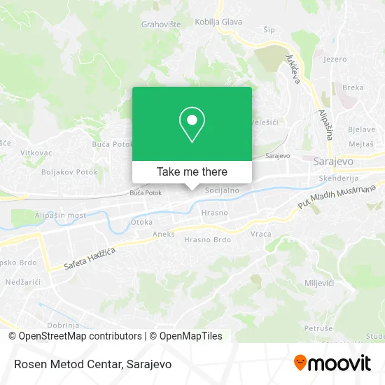 Rosen Metod Centar mapa