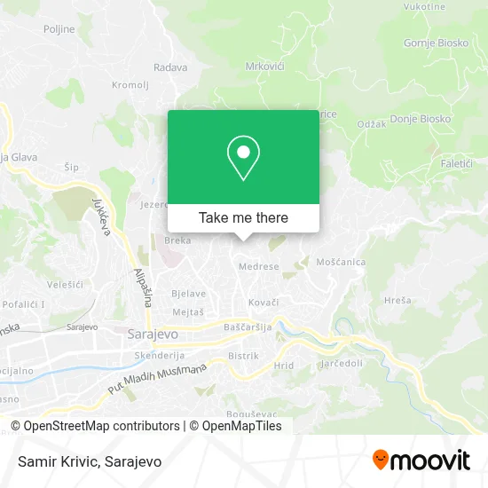 Samir Krivic mapa