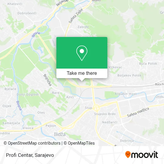 Profi Centar mapa