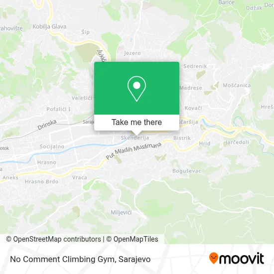 No Comment Climbing Gym mapa