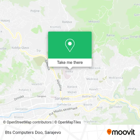 Bts Computers Doo mapa