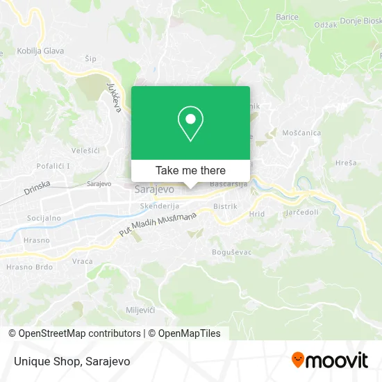 Unique Shop mapa