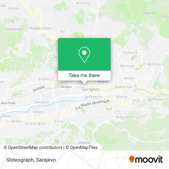 Slideograph mapa