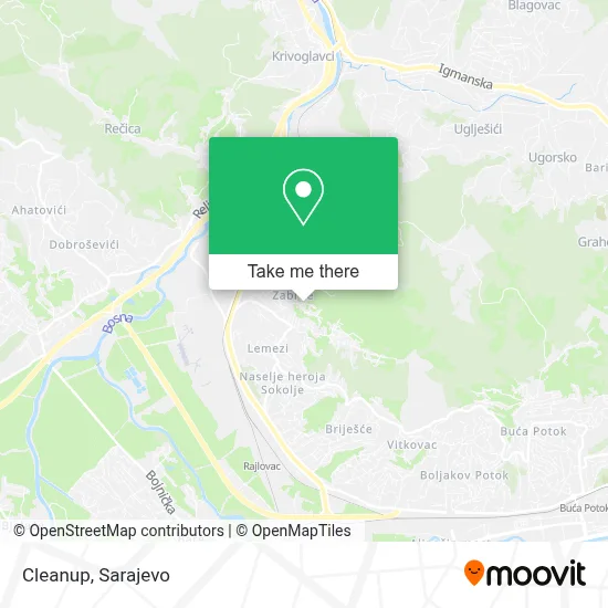 Cleanup map
