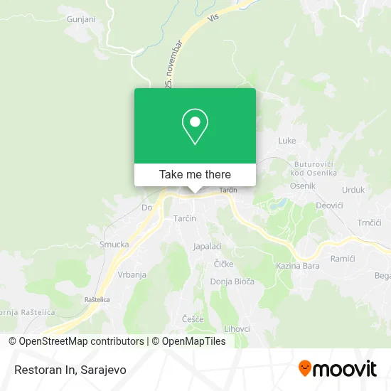 Restoran In mapa