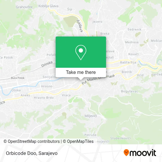 Orbicode Doo mapa