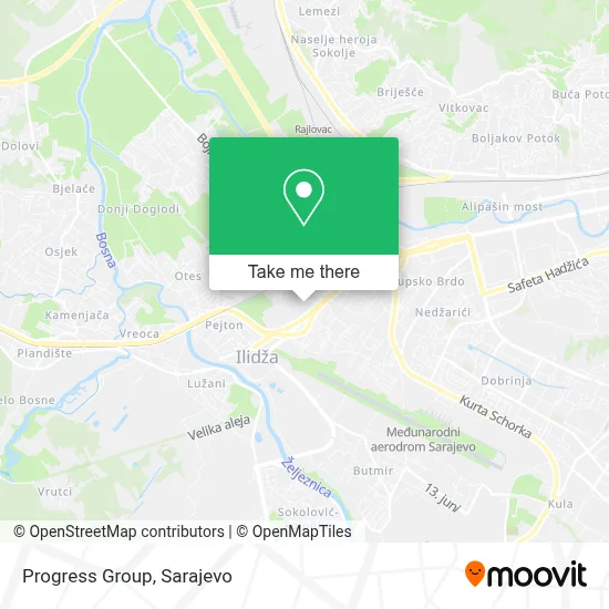 Progress Group map