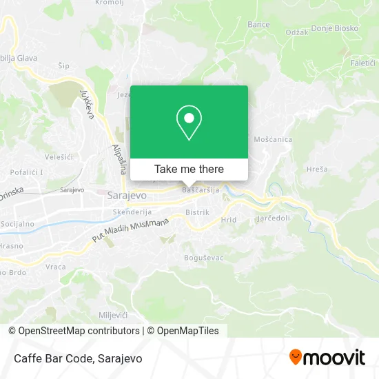 Caffe Bar Code map