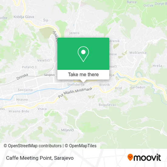 Caffe Meeting Point map