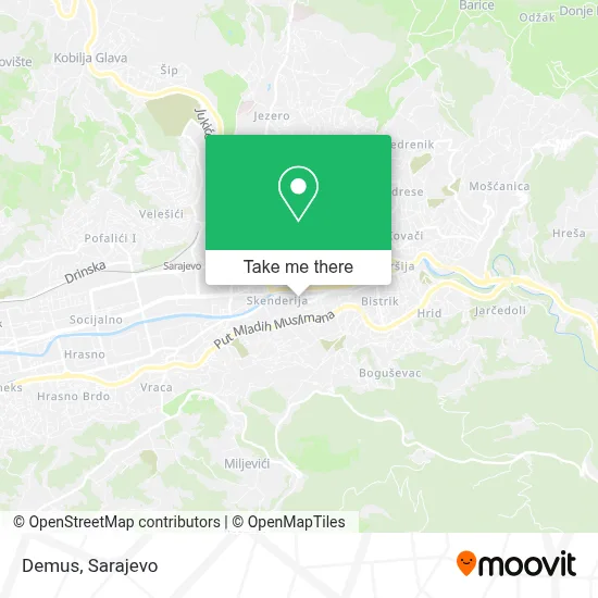 Demus mapa