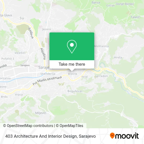 403 Architecture And Interior Design mapa