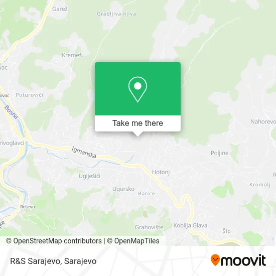 R&S Sarajevo mapa