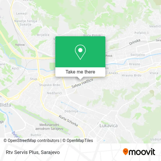 Rtv Servis Plus mapa