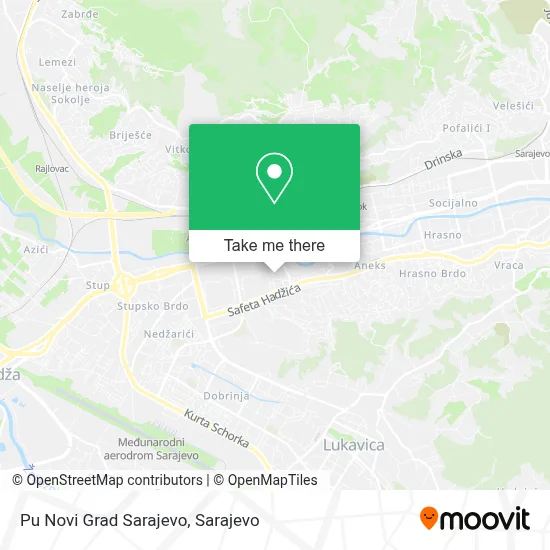 Pu Novi Grad Sarajevo mapa