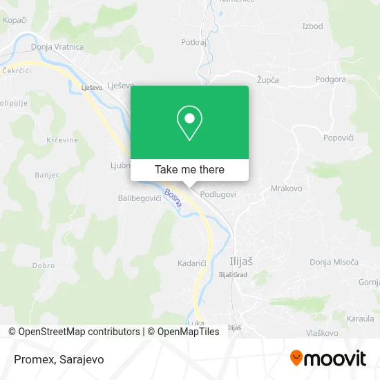 Promex mapa