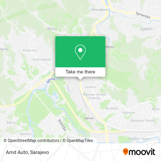 Amd Auto mapa