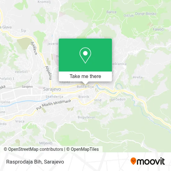Rasprodaja Bih mapa