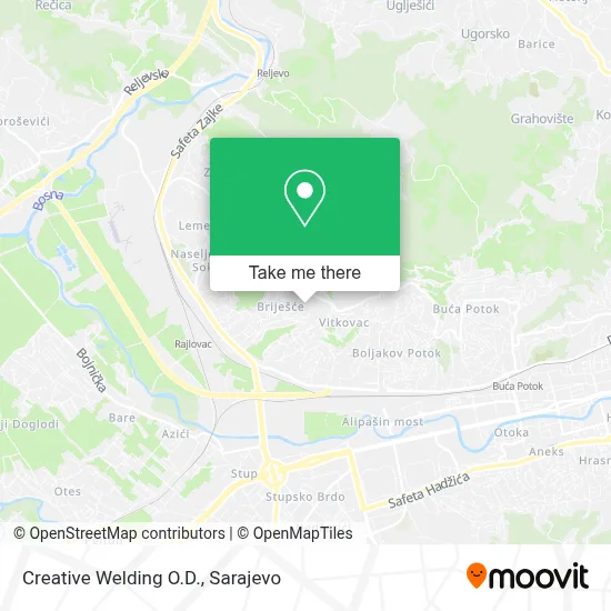 Creative Welding O.D. mapa