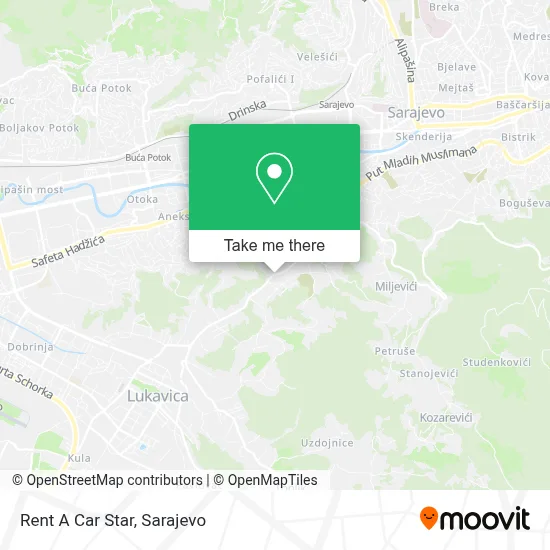 Rent A Car Star mapa