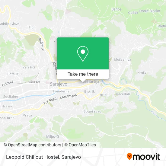 Leopold Chillout Hostel mapa