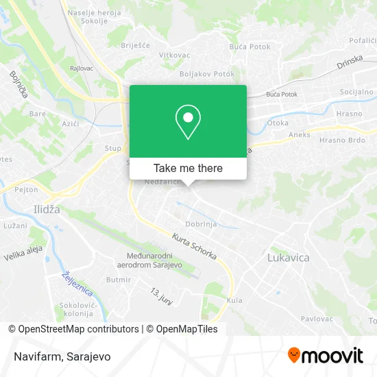 Navifarm mapa