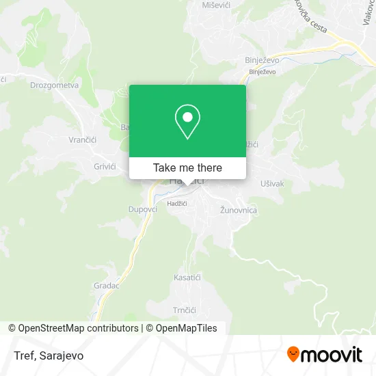 Tref mapa