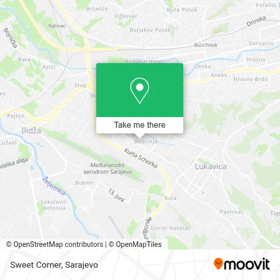 Sweet Corner mapa