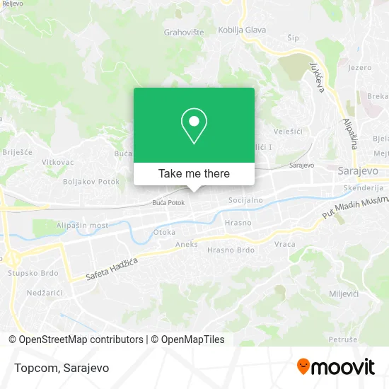 Topcom mapa