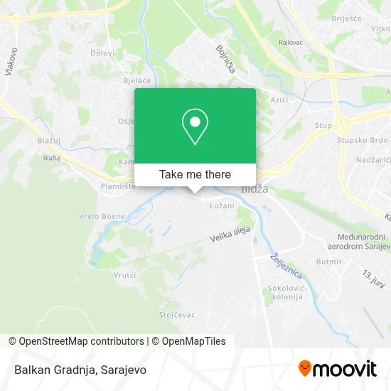Balkan Gradnja mapa