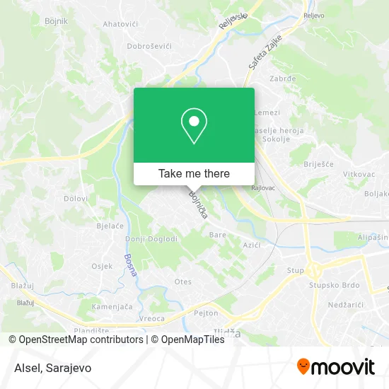 Alsel mapa