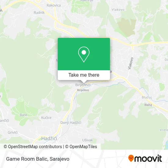 Game Room Balic mapa
