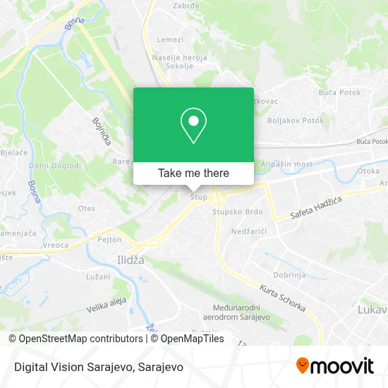 Digital Vision Sarajevo mapa