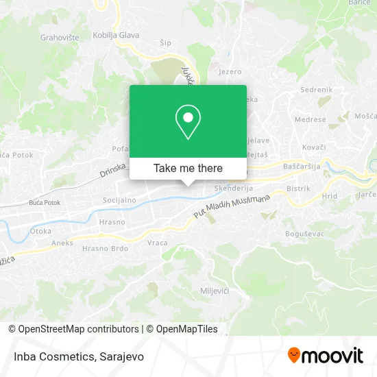 Inba Cosmetics map