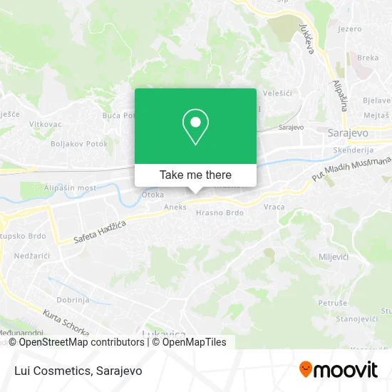 Lui Cosmetics mapa