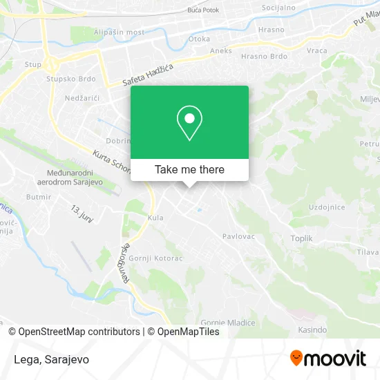 Lega mapa