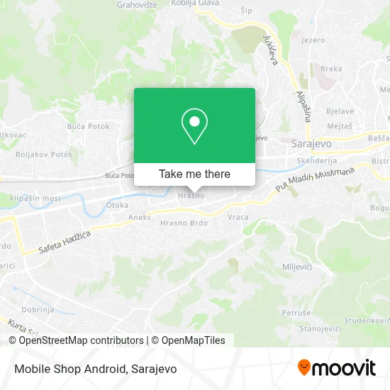 Mobile Shop Android mapa