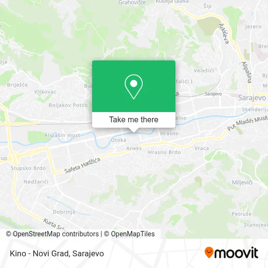 Kino - Novi Grad mapa
