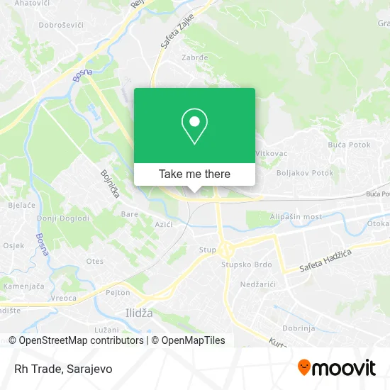 Rh Trade mapa