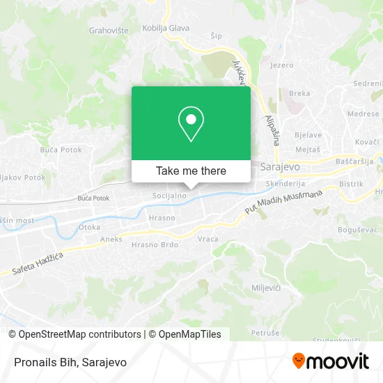 Pronails Bih mapa