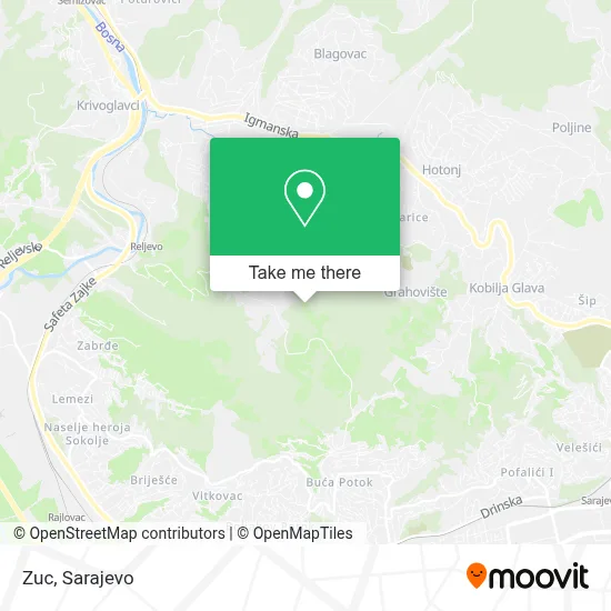 Zuc mapa